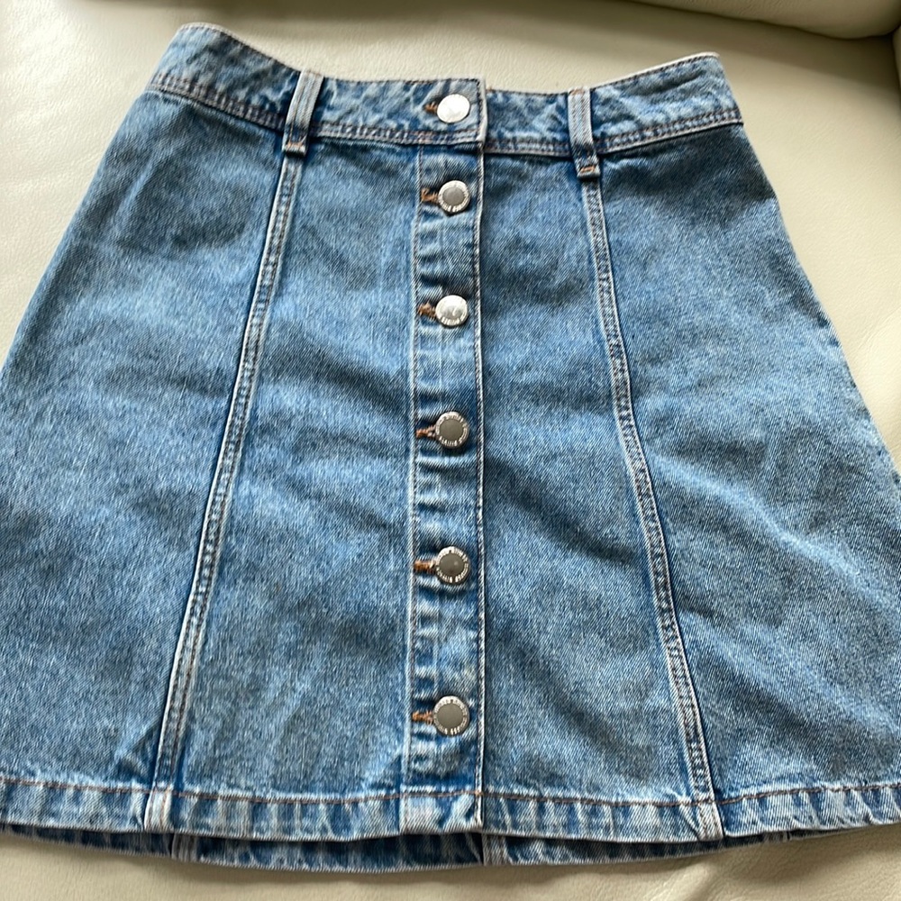 Denim Mini Skirt
